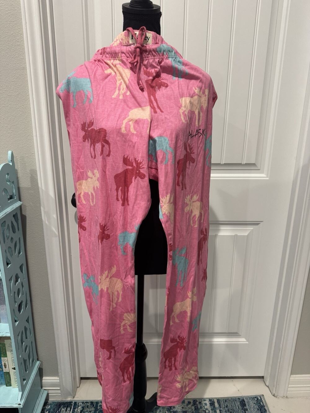 New Hatley Moose Pajama Bottoms Women’s Size XL Alaska Cute!